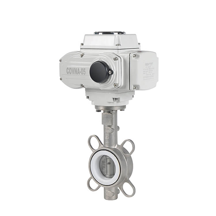 HK60-D-S-C Stainless Steel Wafer Electric Actuated Butterfly Valve